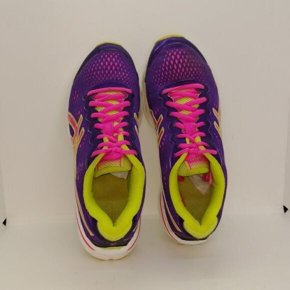 ASICS Gel Storm 2 Womens Pre-owned Purple/Pink Running Sneakers - sz. 6 - Picture 4 of 7